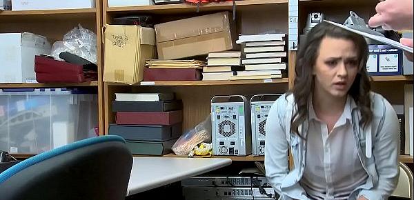  Fucking a Bitch Thief at Office - Teenrobbers.com